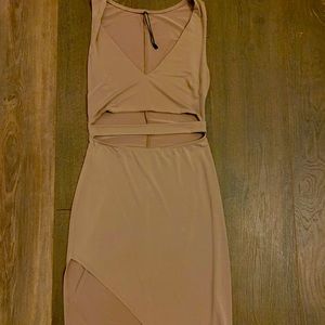 Sexy brown dress